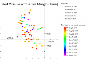 2017 time map red Russula with a tan margin